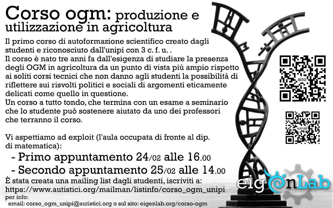 Corso OGM 2014